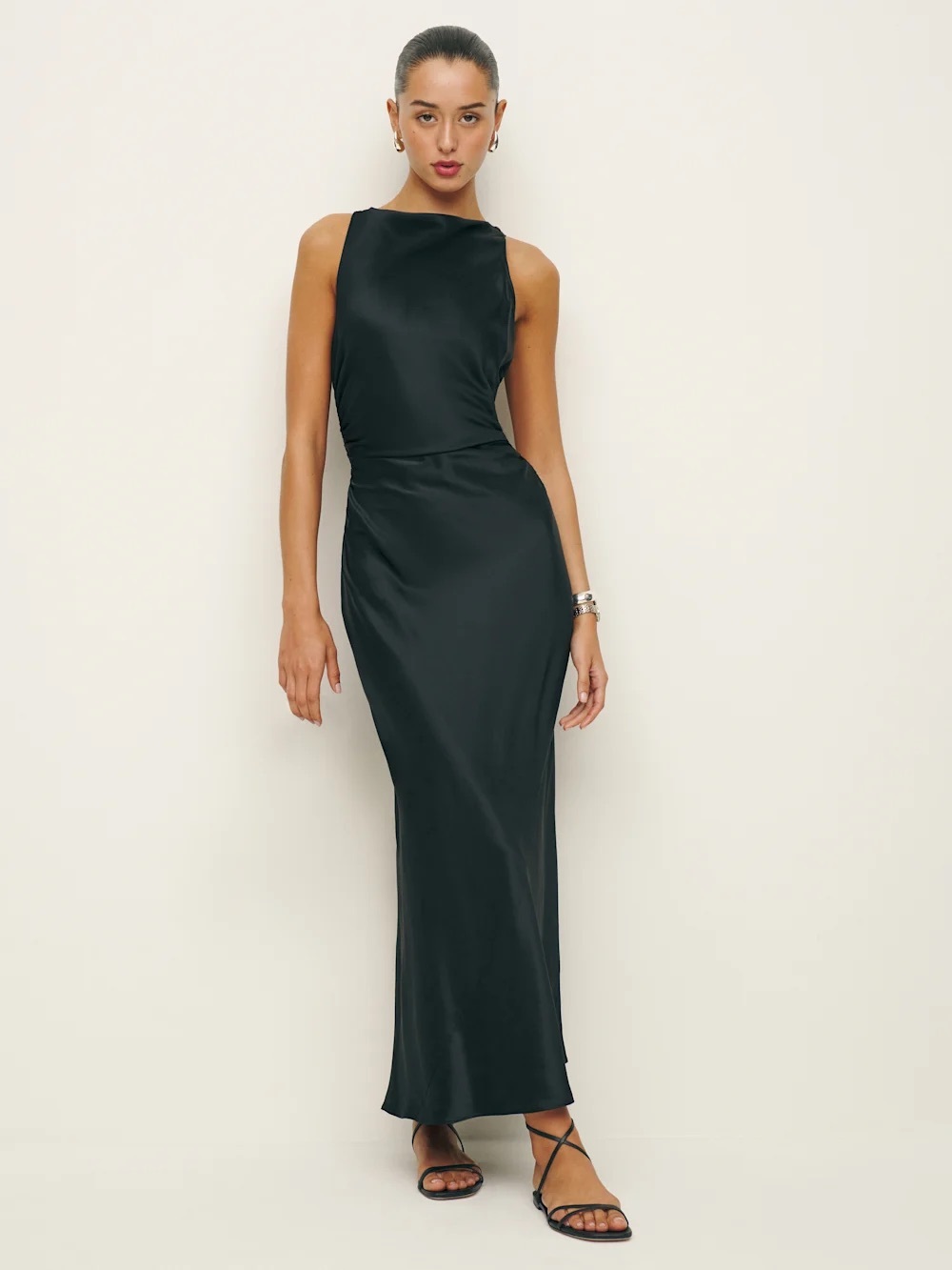Reformation Casette Silk Dress